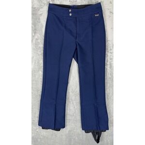 Vintage WHITE STAG Ski Slim Fit Pants Stirrups Boot Cut Polyester Nylon Sz 31x27
